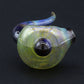 Clayball Glass "Green Horn Nebula" Heady Spoon Hand-Pipe