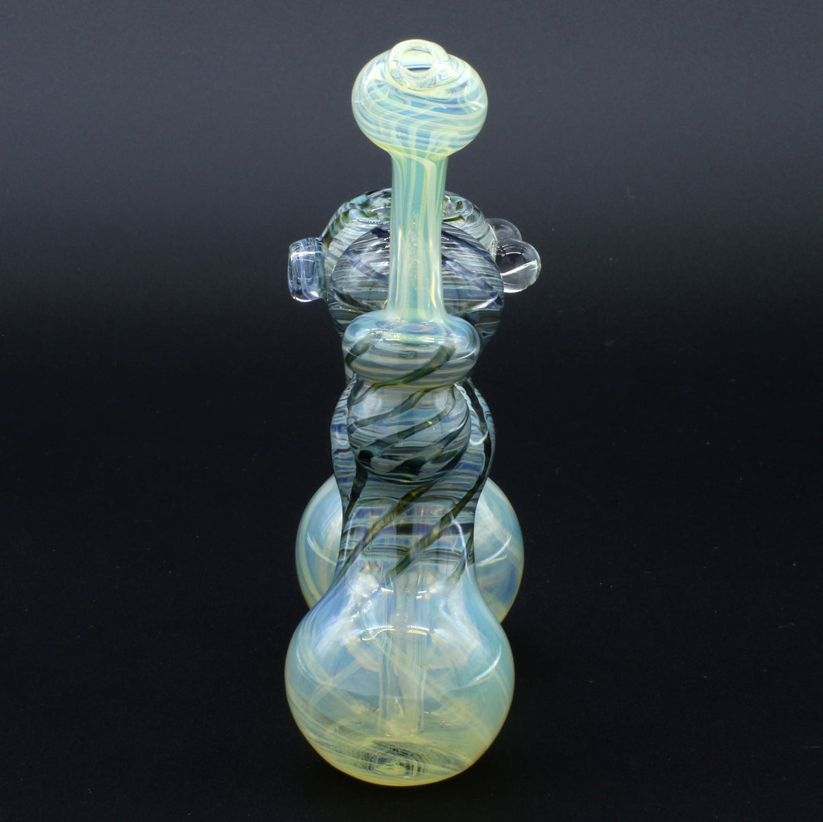 Clayball Glass "Dub-Bubb" Sherlock Double Bubbler