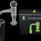 Space King Fully Fused Honeycomb Pattern Terp Slurper (Black / Green)