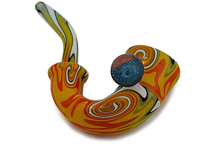 Sherlock Wig Wag Color Glass Pipe