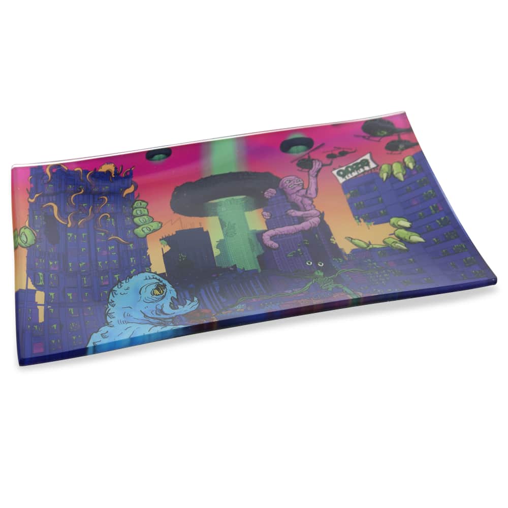 Ooze Rolling Tray - Shatter Resistant Glass - Medium