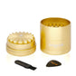 ONGROK Flower Petal Toothless Aluminum Storage Grinder