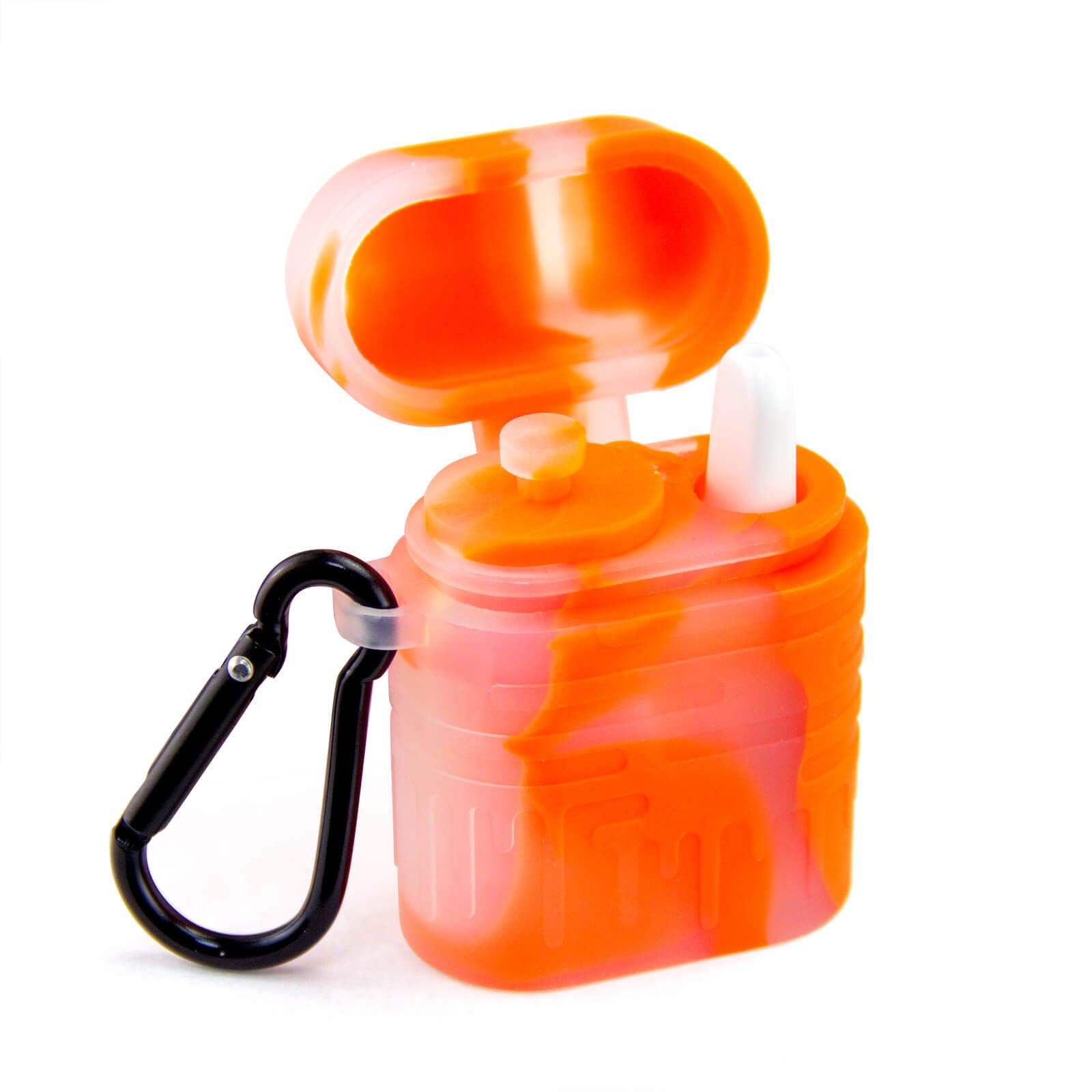 Silicone One Hitter Dugout with Keychain