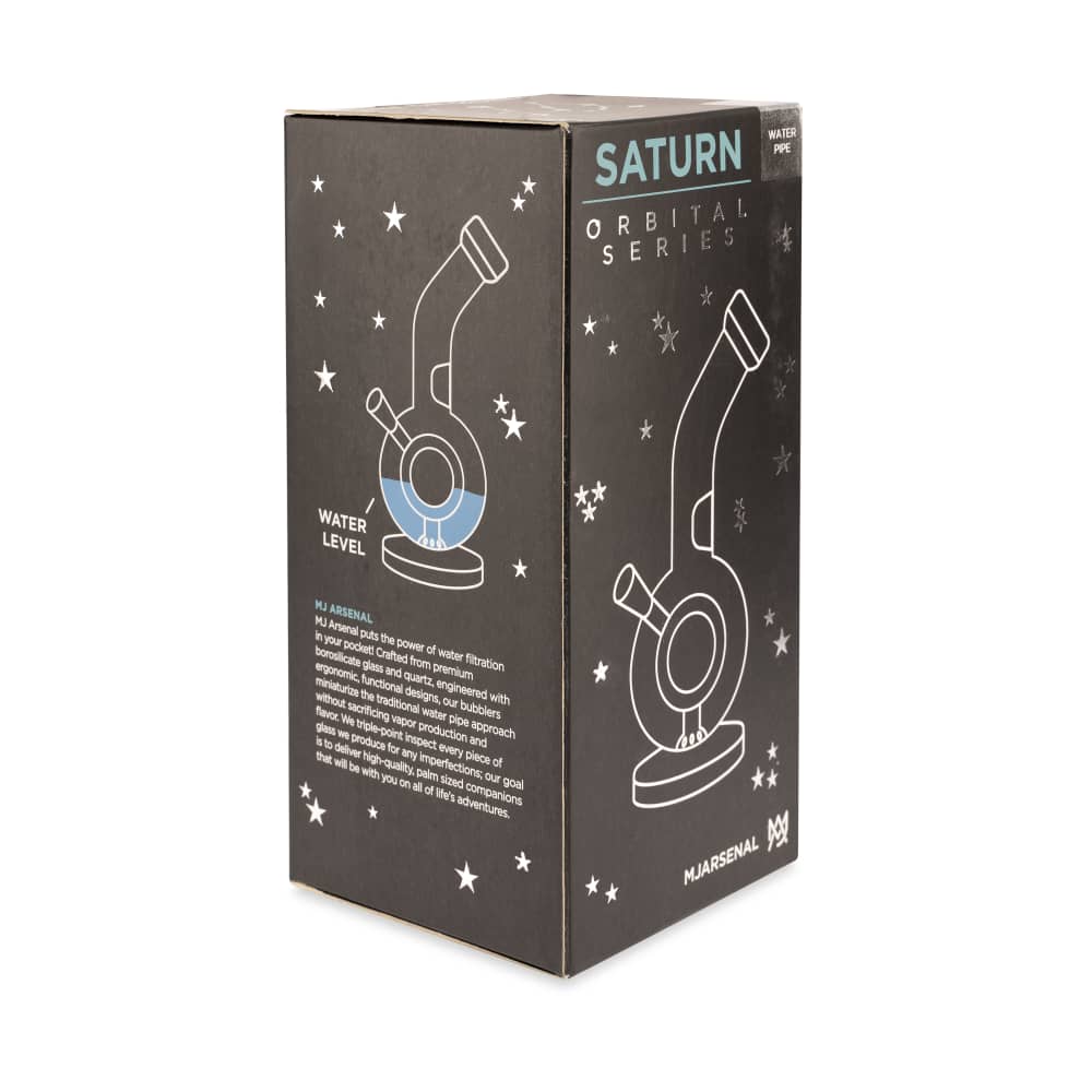 MJ Arsenal 10mm Saturn Mini Glass Water Pipe