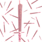 Rozy Pink Cones 1 1/4 and King Size Bundle - 6 1 1/4 Cones and 3 King Size Cones