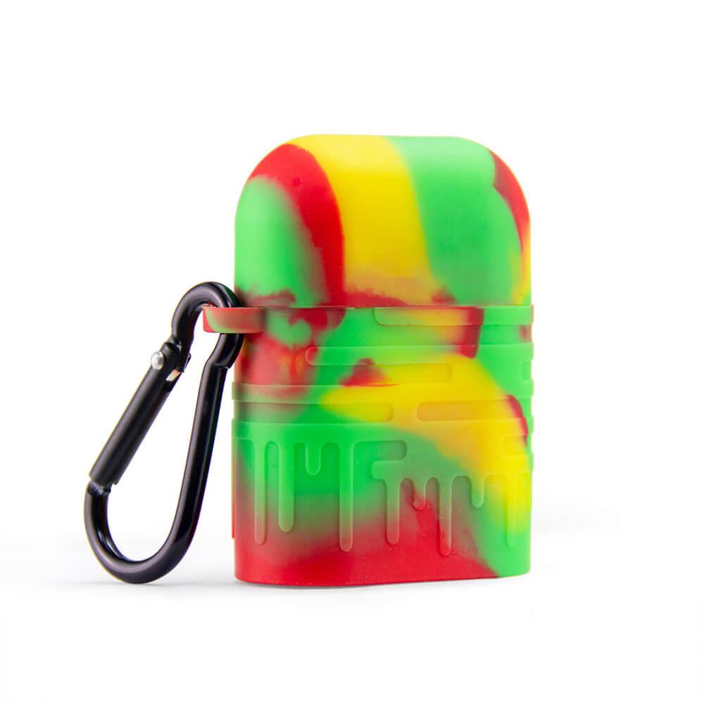 Colorful Rasta Silicone One Hitter
