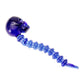 SMOKEA Colored Glass Skull Dab Tool