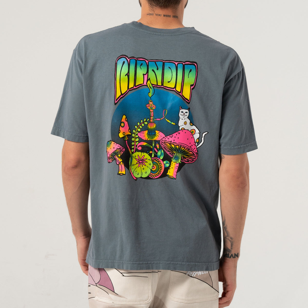 Psychedelic Tee (Light Charcoal)