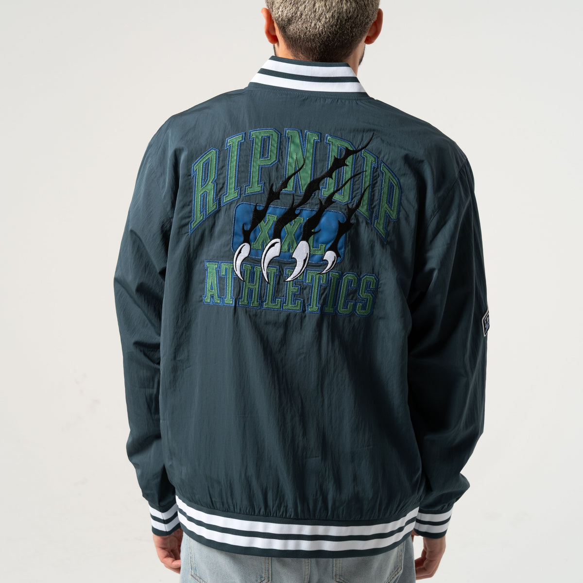 Ripndip Athletics Stadium Jacket (Navy)