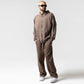 Castanza Zip Up Hoodie (Brown Vintage Wash)
