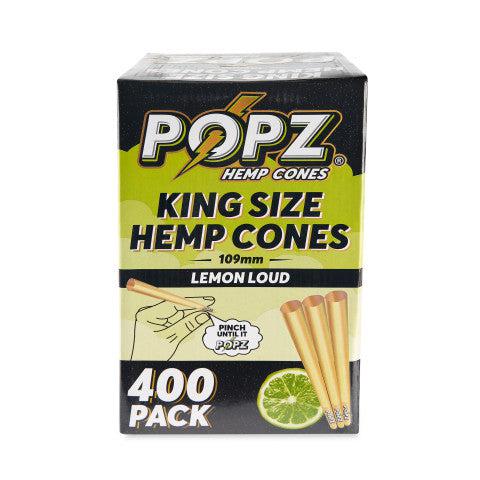 POPZ Hemp Cones King Size Bulk 400ct Box