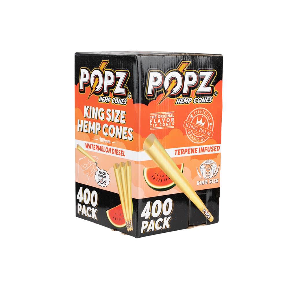 POPZ Hemp Cones King Size Bulk 400ct Box
