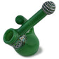 Wig Wag Milky Colored Glass Bubbler