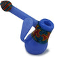 Wig Wag Milky Colored Glass Bubbler