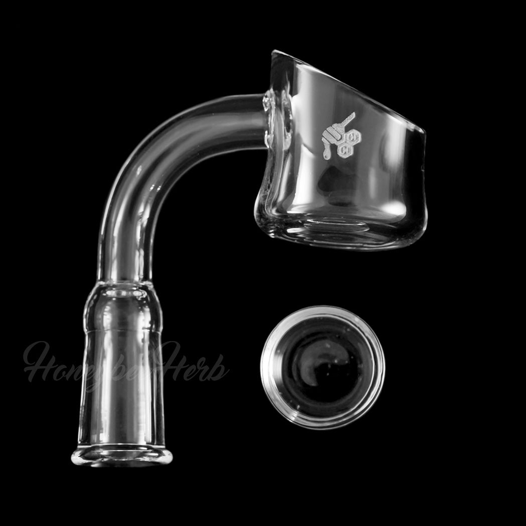 HONEY CUP QUARTZ BANGER - 90° DEGREE | YL - view 3