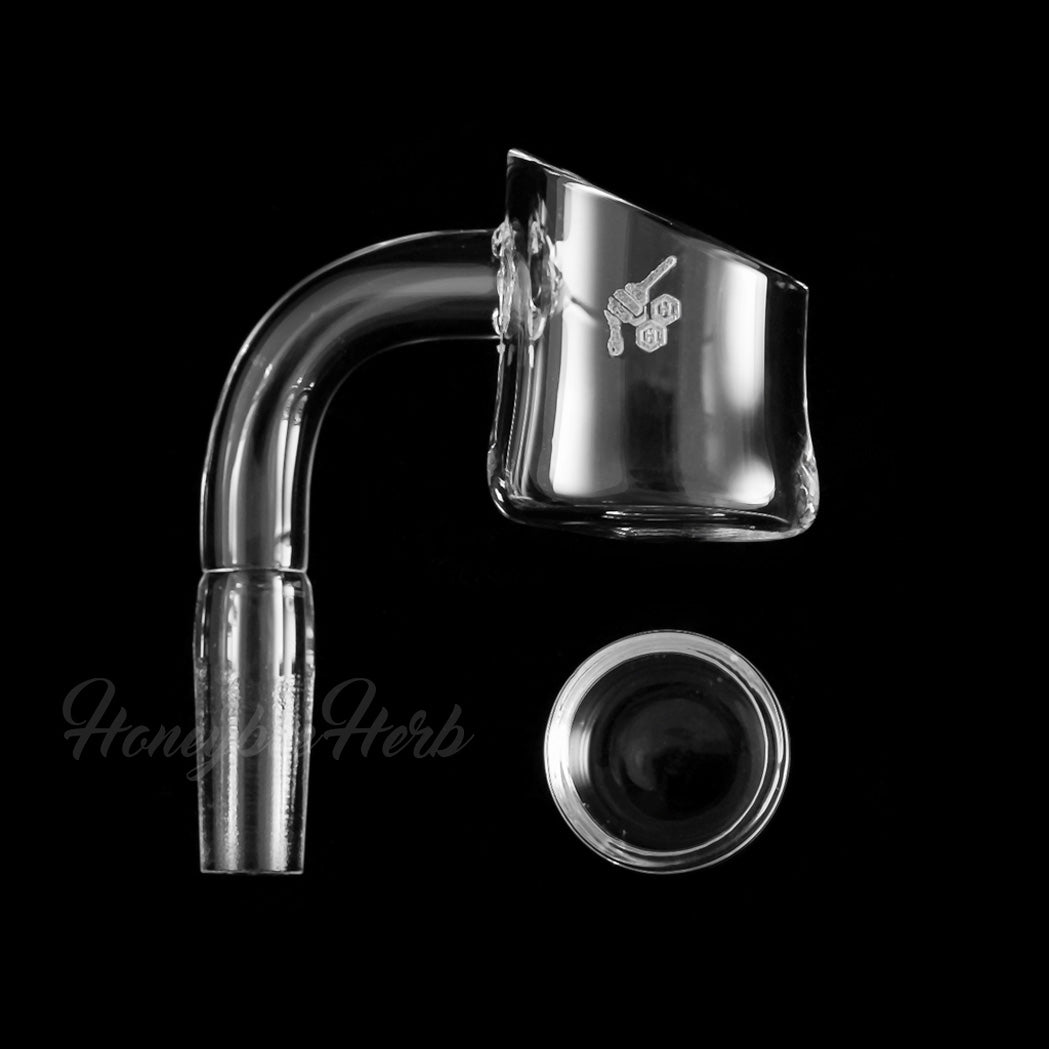 HONEY CUP QUARTZ BANGER - 90° DEGREE | YL - view 4