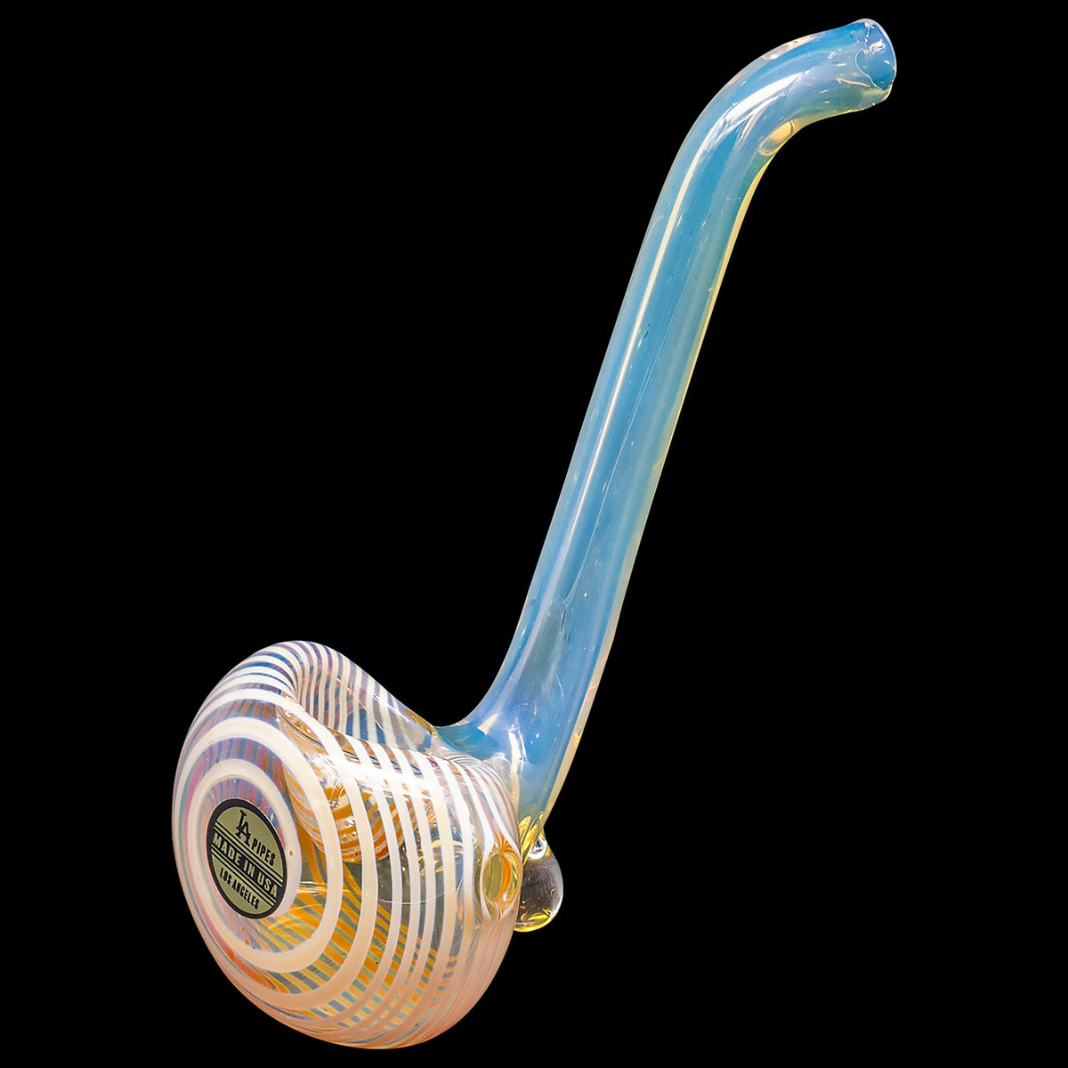 "Flaco" Skinny Glass Sherlock Pipe