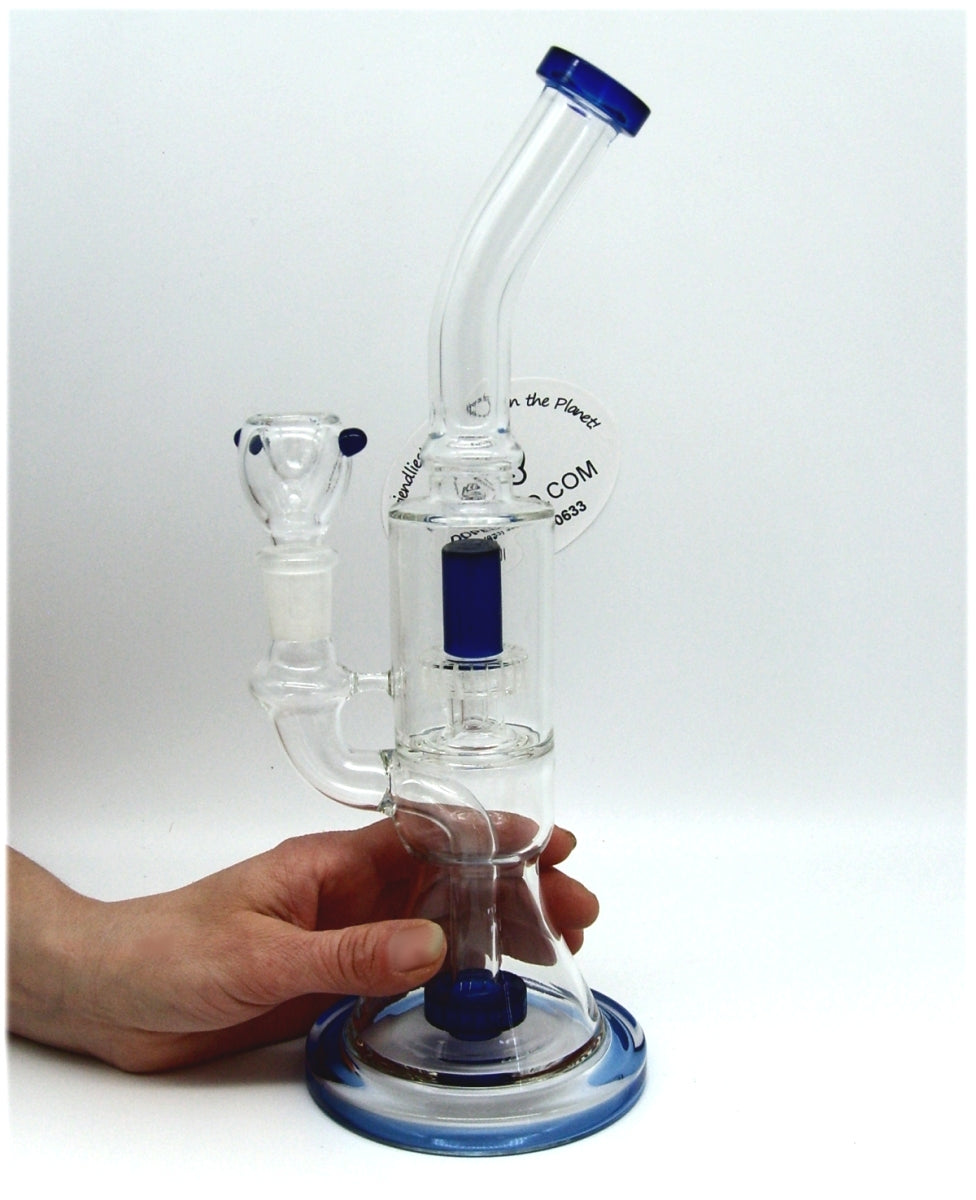 12 Inch Double Matrix Perc Glass Bong - view 2