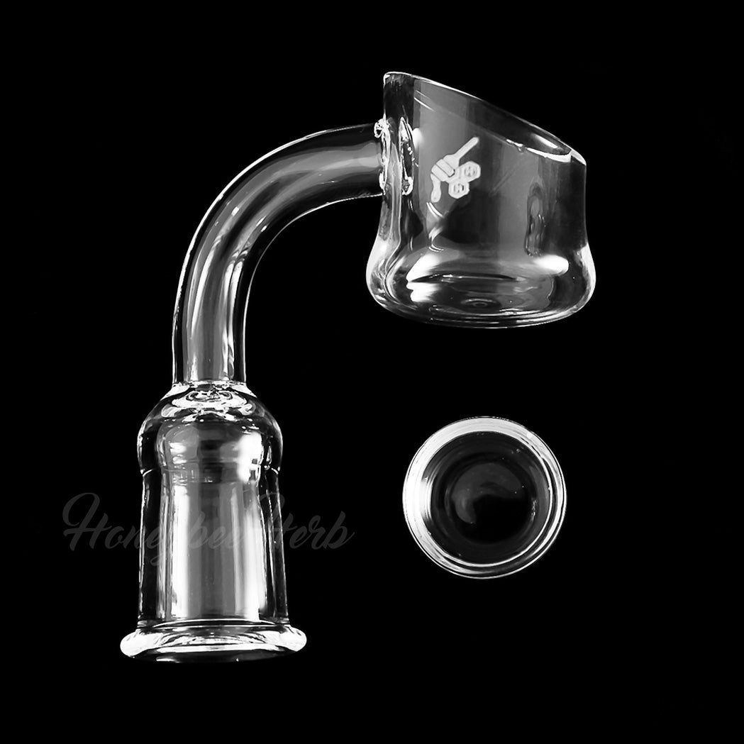 HONEY CUP QUARTZ BANGER - 90° DEGREE | YL - view 5