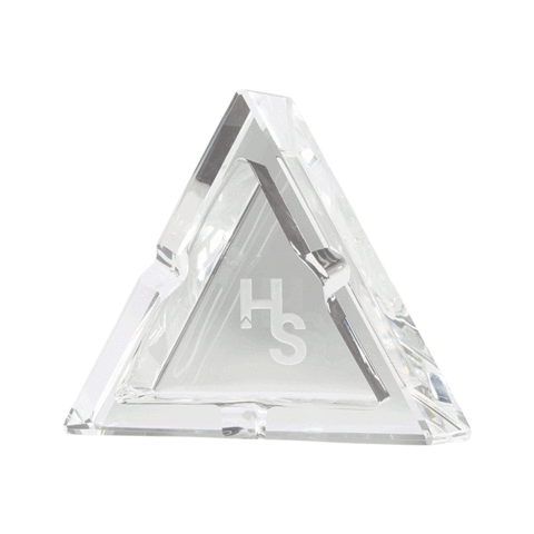 Higher Standards Premium Crystal Ashtray - East Loud