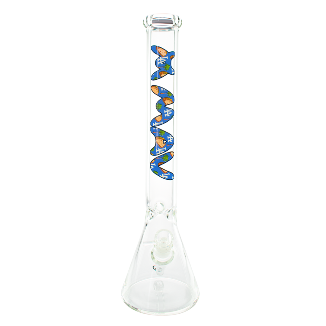 18" Top City Los Angeles Beaker Bong - East Loud