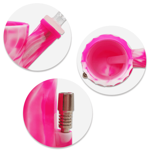 Waxmaid 4 in 1 Double Percolator Silicone Water Pipe - view 9
