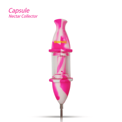 Waxmaid Capsule Silicone Glass Nectar Collector - East Loud