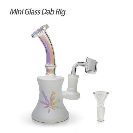 Waxmaid Shower Head Tiny Glass Dab Rig Kit - East Loud