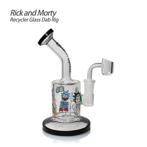 Waxmaid Rick and Morty Glass Dab Rig - East Loud