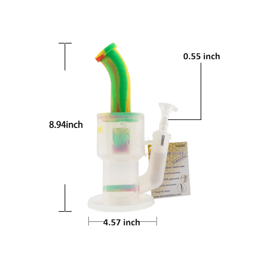 Waxmaid Crystor S Mini Transparent Silicone Water Pipe - view 6