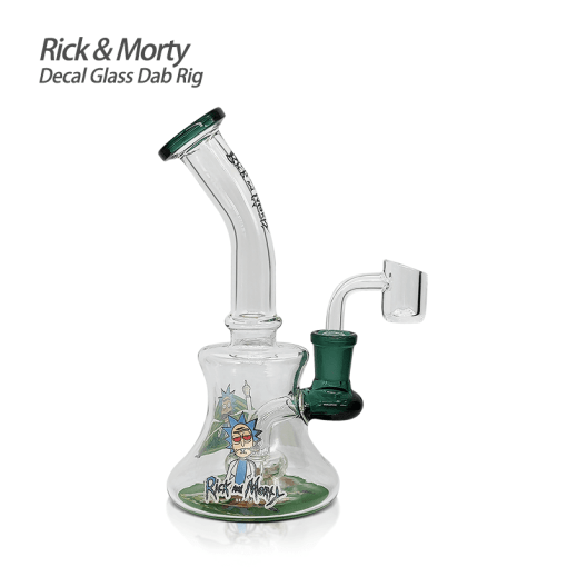 Waxmaid Rick & Morty Tiny Decal Dab Rig - East Loud