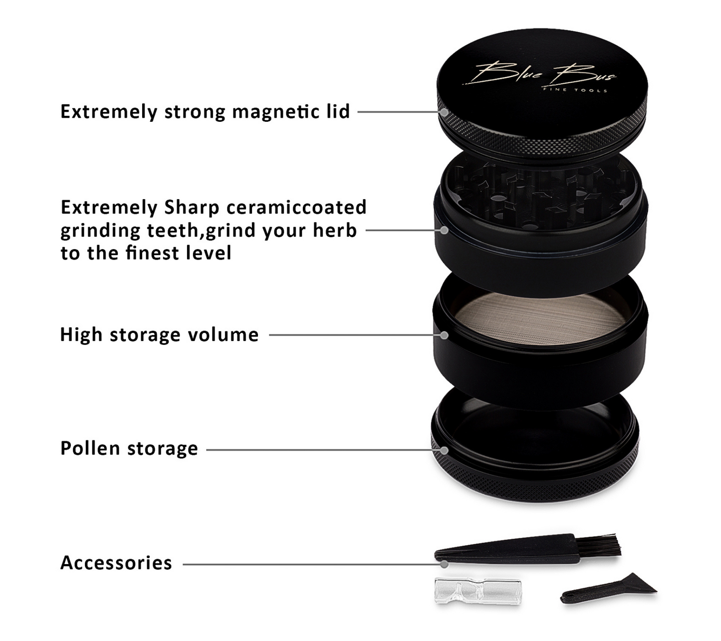 Z1 2.5" Ceramic Grinder Yellow