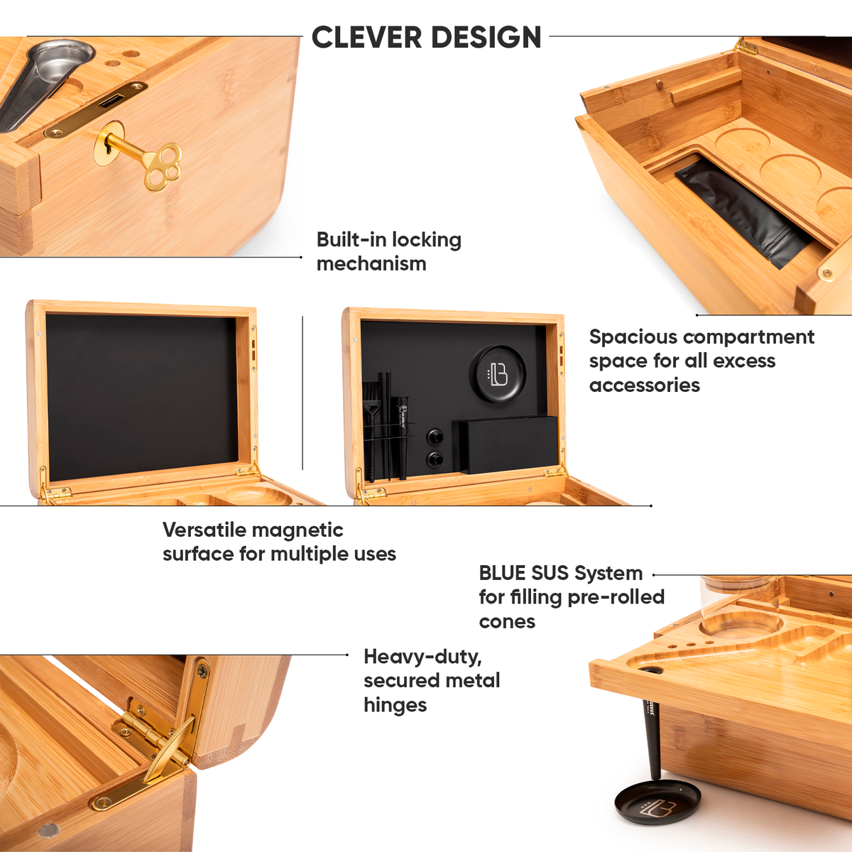 DISCOVERY Storage stash Box Natural - view 6