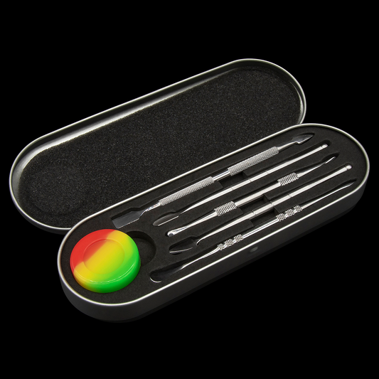 Titanium Dabber Set with Silicone Dish and Case - East Loud