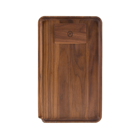 Marley Natural Black Walnut Rolling Tray - East Loud