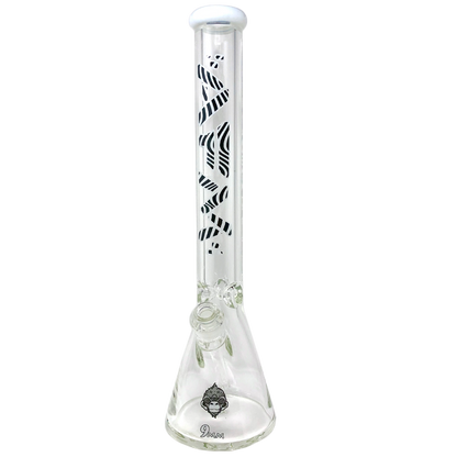 18" Trippy 9mm Glass Beaker Bong - East Loud