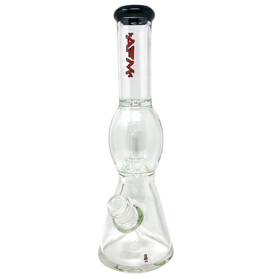 12" UFO Color Lip Glass Beaker Bong - view 2