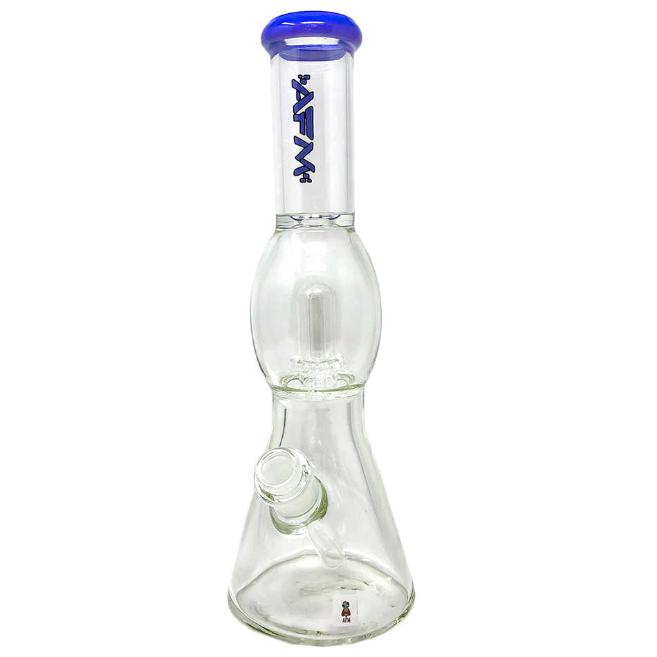 12" UFO Color Lip Glass Beaker Bong - view 4