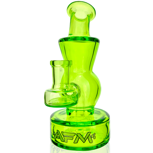 6" Full Color Glass Mini Dab Rig - East Loud