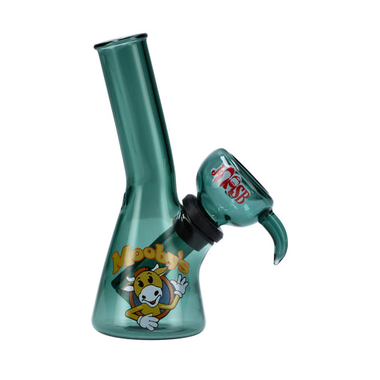 4" Mini Water Pipe - Mooby's Teal - East Loud