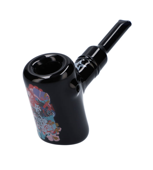 Jimi Rainbow Haze 6" Black Hammer Sherlock Pipe - East Loud