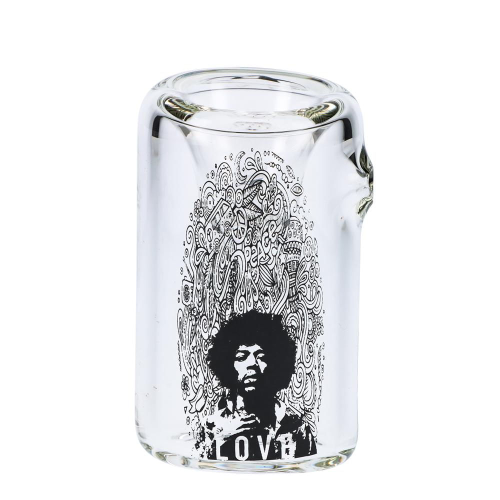 Jimi Hendrix Love 6" Clear Hammer Sherlock Pipe - view 2