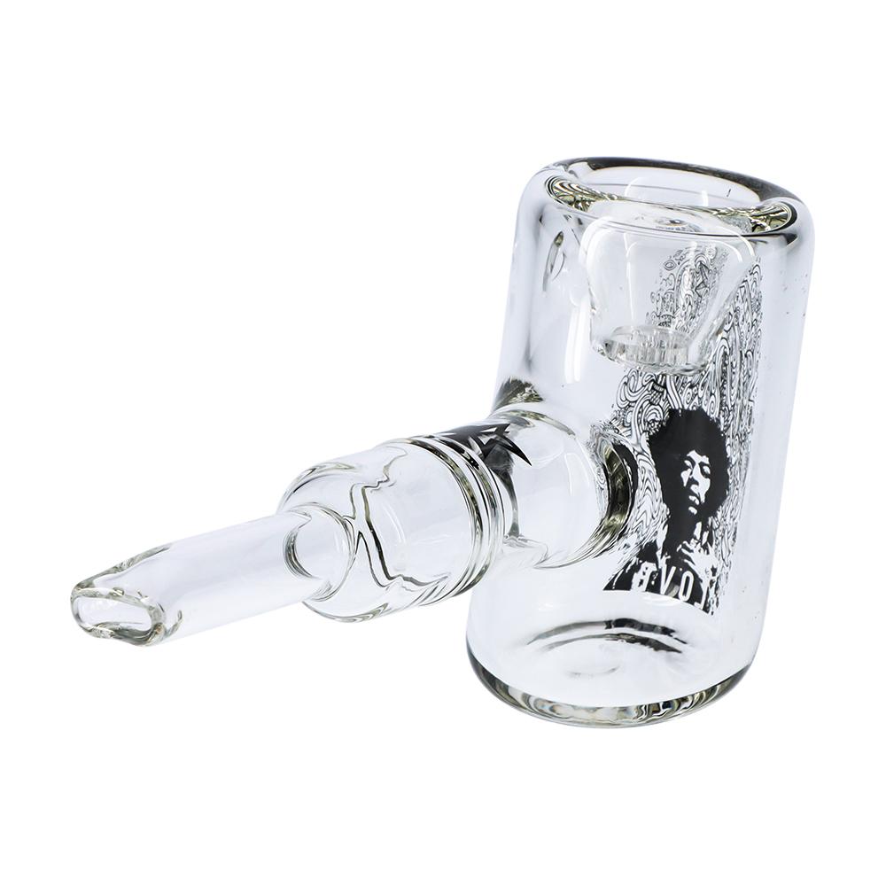 Jimi Hendrix Love 6" Clear Hammer Sherlock Pipe - view 3
