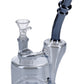Electronic Painting Bubbler w/Bowl & Quartz-Smoke-6in(RCL-S-Y01SK) - view 8