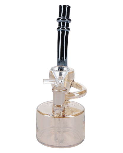 Electronic Painting Bubbler w/Bowl & Quartz-Champagne Gold-6in(RCL-S-Y - East Loud