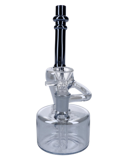 Electronic Painting Bubbler w/Bowl & Quartz-Smoke-6in(RCL-S-Y01SK) - East Loud
