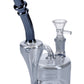 Electronic Painting Bubbler w/Bowl & Quartz-Smoke-6in(RCL-S-Y01SK) - view 6