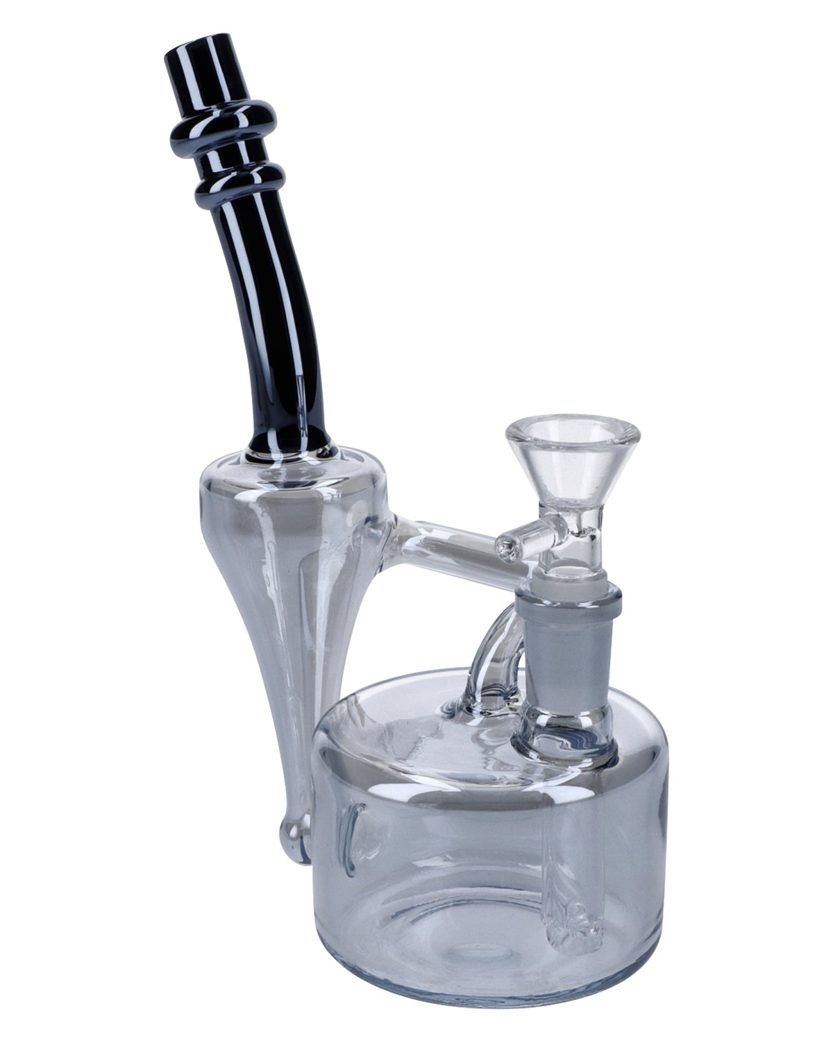 Electronic Painting Bubbler w/Bowl & Quartz-Smoke-6in(RCL-S-Y01SK) - view 7