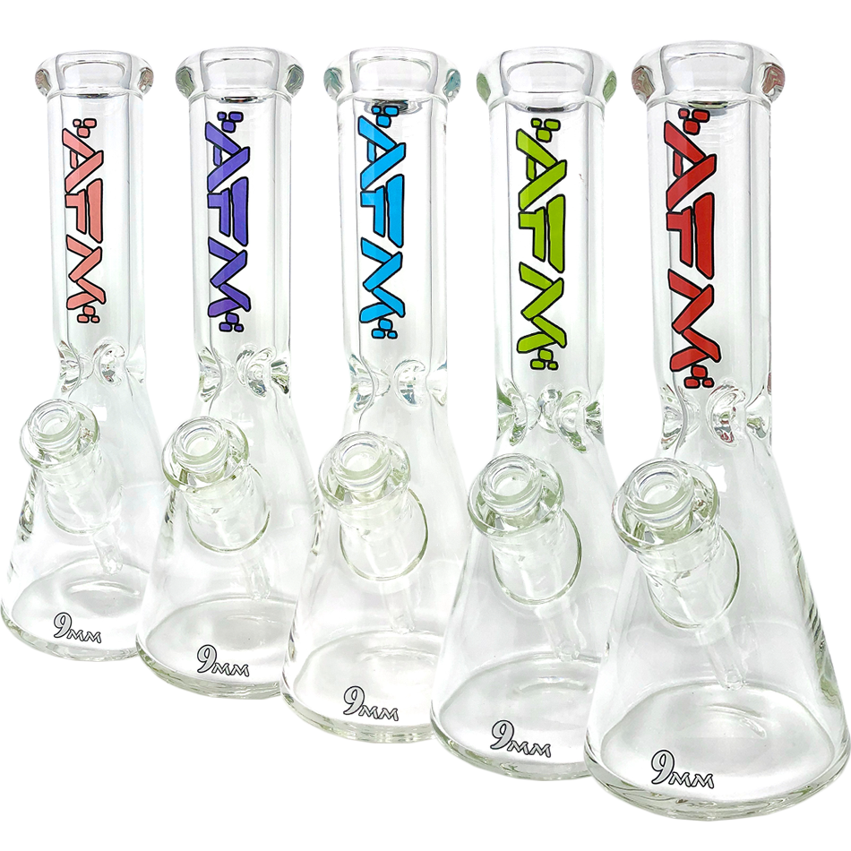 12" Heavy Boi Clear 9mm Glass Beaker Bong - view 2