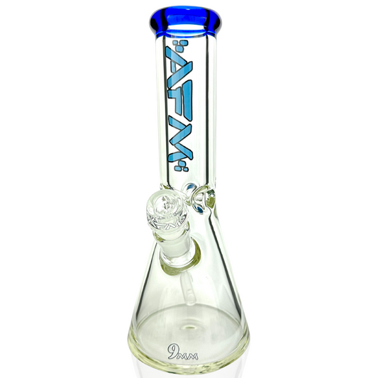 12" Heavy Boi Colored Lip Glass 9mm Beaker Bong - East Loud